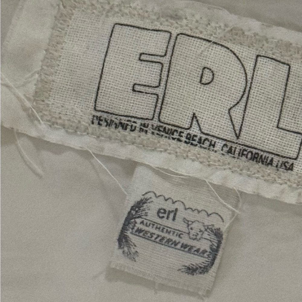 Erl Patch-Appliqu Faux Shearling Jacket - image 4